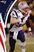 New England Patriots (Tedy Bruschi) Black Wood-Mounted Sports Poster Print - 24