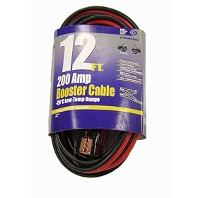 12ft AWG 10 Booster cable -20C