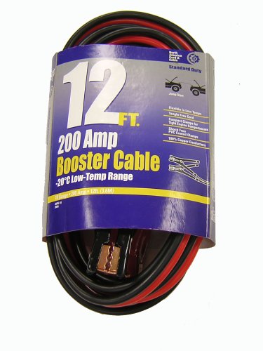 12ft AWG 10 Booster cable -20C