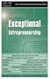 Exceptional Entrepreneurship (DEAD) (Real Life Lessons from Business Leaders)