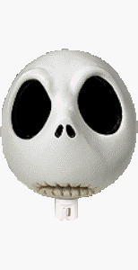 Nightmare Before Christmas Jack Skellington Head Night Light (B690)