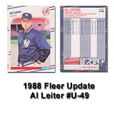 1988 Fleer Update Al Lieter Rookie Card