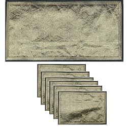 Table Mats In Brocades, India Runner 25x13 inches, Mat 13x19 inches (btm018)
