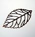 BeadsTreasure 10 Leaf Charm Pendant Connector Hollow Cut Antiqued Copper Jewelry Making Finding Supply.
