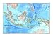 Indonesia Map 1996 Side 1 Premium Poster Print, 16x12