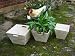 Distressed Wooden Garden Planter set