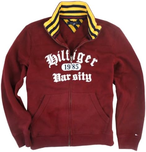 Tommy Hilfiger Men's Cambridge Sonoma Red Full-zip Track Jacket