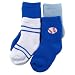 Luvable Friends 4-Pack Computer Cushion Socks, Blue, 6-18 Months