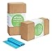 Cork Yoga Block 2 Pack Plus Strap Cork Yoga Bricks Natural Eco-Friendly 9" x 6" x 3" Yoga Exercise Blocks Bricks Set Set, Starter Kit, Beginners Kit, Any Type of Yoga Styles