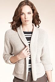 Autograph Cotton Rich Edge to Edge Sparkle Cardigan