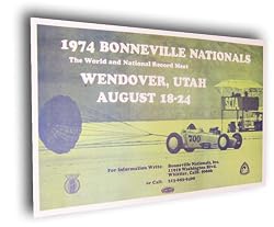 1974 Bonneville National Speed Trials Poster Print