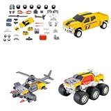 Hot Wheels Kid Custom Motors Deluxe Attack Pack Vehicle Set'