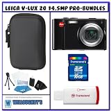 Leica V-Lux 20 14.5 MP Digital Camera w/ 12x Leica DC-Vario-Elmar Optical Image Stabilized Zoom + 16 GB SD SDHC Pro-Bundle Shooters Package
