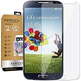InaRock 0.26mm 9H Tempered Glass Screen Protector for Samsung Galaxy S4 I337 I545 M919 I9500 L720 Most Durable [Easy-Install Wings]