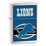 Zippo Detroit Lions High Polish Chrome Lighter