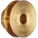 Boston Gear G1216 Grooved Pulley, Fits Round Belts 0.1875" or Smaller, 0.250" Face, Brass