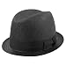 Bailey of Hollywood York Panama Fedora Hat Black/X-Large