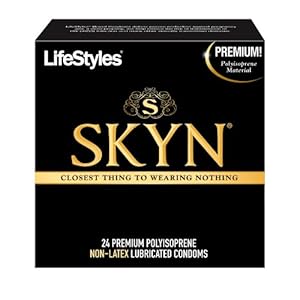 Lifestyles Skyn Polyisoprene Condoms, 24-count