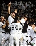 1996 New York Yankees Team Signed 16x20 WS Celebration Photo