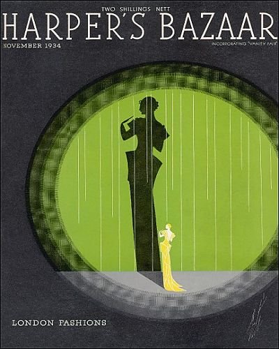 Photographic Prints of Harpers Bazaar cover November 1934 from Mary Evans