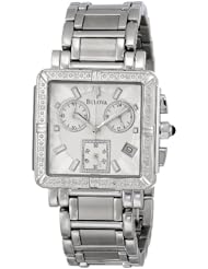 Bulova Womens 96R000  Diamond Accented Chronograph Watch