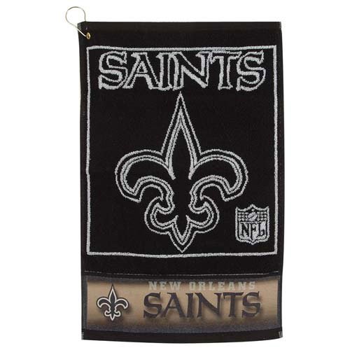 New Orleans Saints NFL Heavyweight Jacquard Golf Towel (16