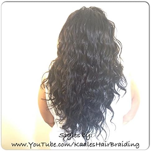Loose Deep Bulk Braid Human Braiding Hair 18-20" Tangle Free Hair Great for Tree Braids, Kaale Color 1b (1b Off black)