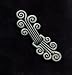 Antique Silver Finish Odin Blowing the Clouds Cloak or Cape Clasp