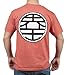 Dragon Ball Z Kame Symbol Mens Orange Heather T-shirt