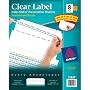 Avery Index Maker Clear Label Dividers with 8 White Tabs 25 Count (11447)