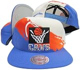 Cleveland Cavaliers Snapback Adjustable Plastic Snap Mitchell & Ness Hat / Cap