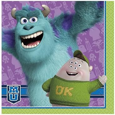 Monsters University Beverage Napkins [16 Per Pack]