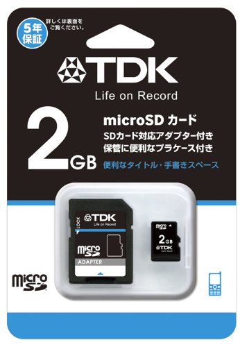 TDK microSD���꡼������ 2GB T-MCSD2GB
