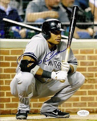 Autographed/Hand Signed Robinson Cano 8x10 Photo New York Yankees- Jsa