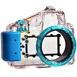 CowboyStudio 130-Feet Waterproof Underwater Camera Case for Sony NEX-5 18-55mm F2.8 Lens