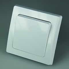 DELPHI Wechsel-Schalter 250V~/ 10A, inkl. Rahmen, UP, wei�