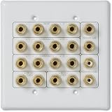 Niles HTP-7.1 Wall plate for 7.1-channel speaker connections