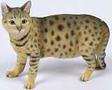 CAT BENGAL Standing Figurine NIB Resin 6543