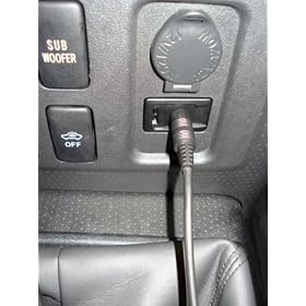 iPod Zune or MP3 Aux Auxiliary Stereo Car Radio Input Jack Audio Cable for Toyota Highlander, Sienna, Rav4, Land Cruiser, Sequoia