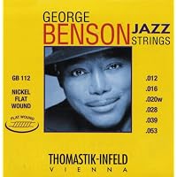 Thomastik GB112 Medium Light George Benson Custom Flatwound Guitar Strings
