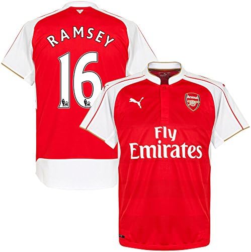 Arsenal Home Ramsey Jersey 2015 / 2016 (Official PS Pro Player Printing) - M