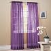 2-Piece Solid Lavender Purple Sheer Window Curtains/Drape/Panels/Treatment 60"w X 84"