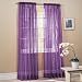 2-Piece Solid Lavender Purple Sheer Window Curtains/Drape/Panels/Treatment 60