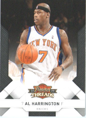 2009 /10 Panini Threads Basketball Card # 35 Al Harrington New York Knicks Mint Condition - Shipped In Protective ScrewDown Display Case!