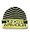 Under Armour Boys' Cuff Stripe Beanie, Black (001)/Black, One Size Fits All