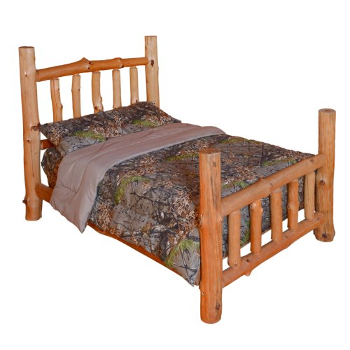 THE WOODS Premium Microfiber Camo Comforter (Natural, Full)