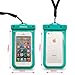 DandyCase Slim Waterproof Case for Apple iPhone 5S / 5 / 5C & Apple iPod Touch 5 (Will NOT fit Other Smartphones) - IPX8 Certified to 100 Feet [Retail Packaging (Turquoise)