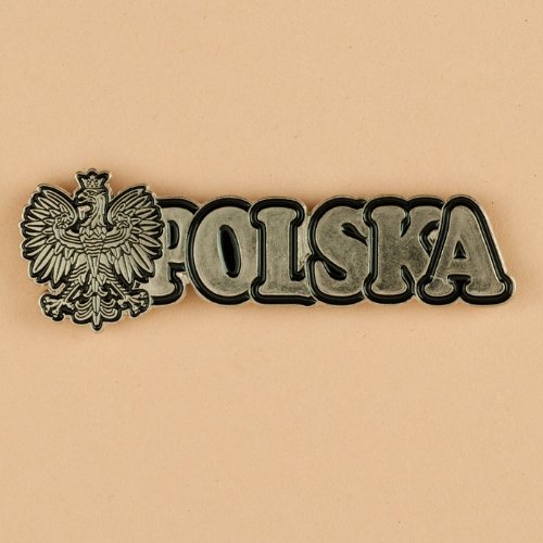 Metal Magnet - POLSKA with Eagle