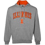 Illinois Fighting Illini Gray Classic Twill Hoody Sweatshirt