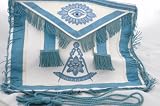 Thumbnail image for 1947 Deluxe Masonic Lodge Apron Light Blu Deluxe Masonic Lodge…